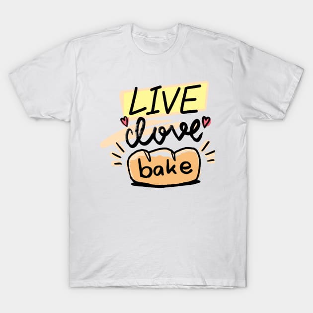 bread baker lover T-Shirt by thecolddots